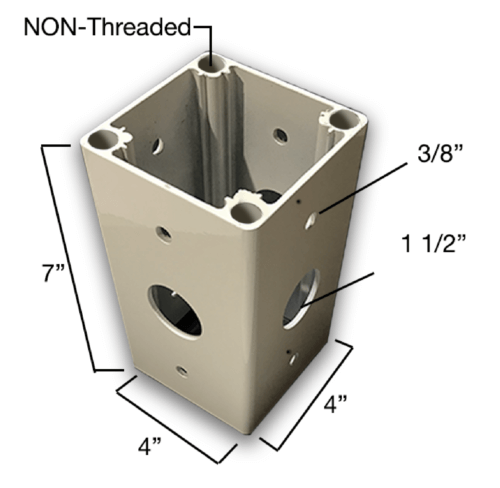 Pole Top Mounting Pedestal