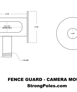 FenceGuard Camera Mount Drawing