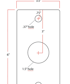 2 foot arm mounting plate