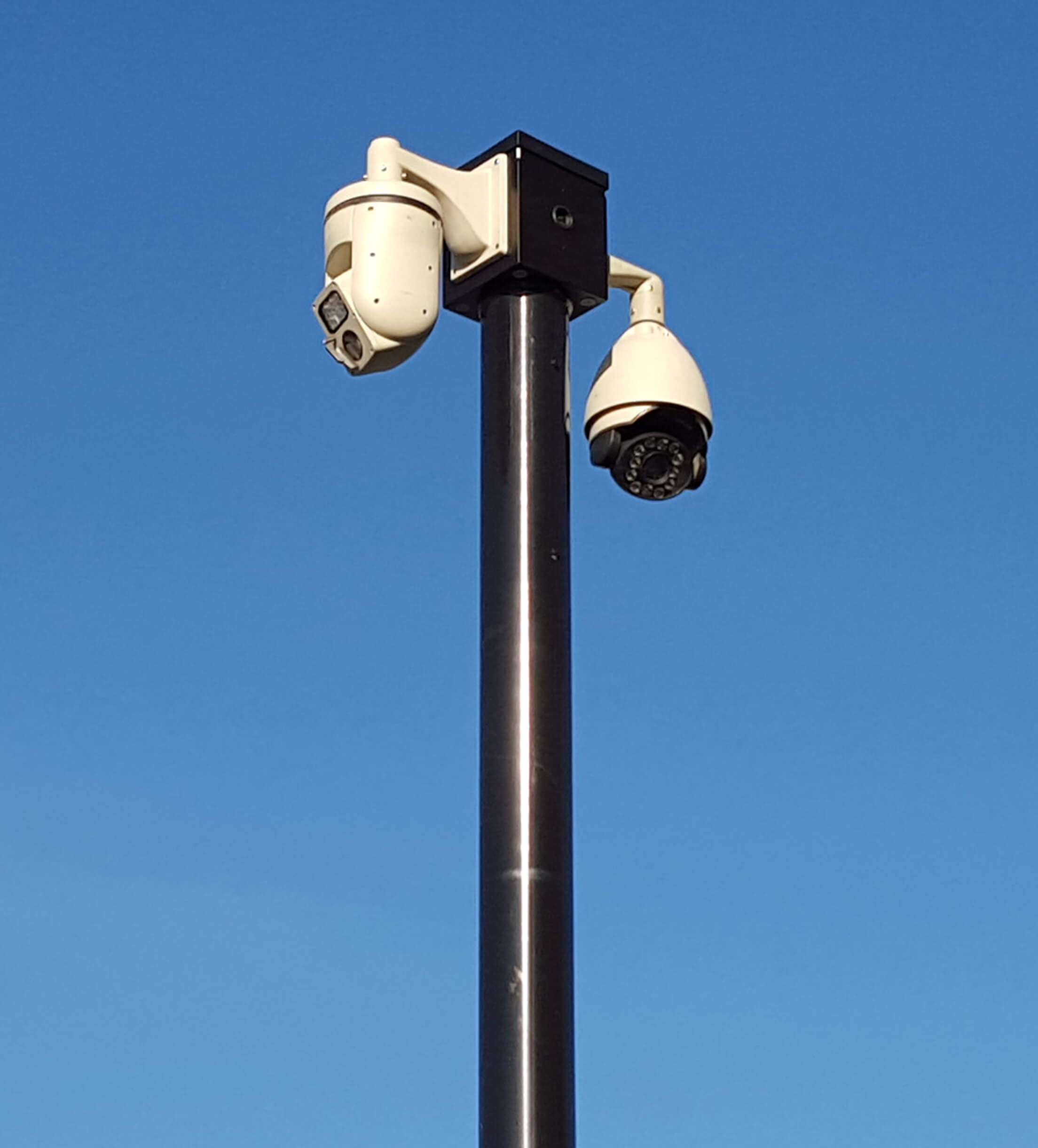 security camera poles