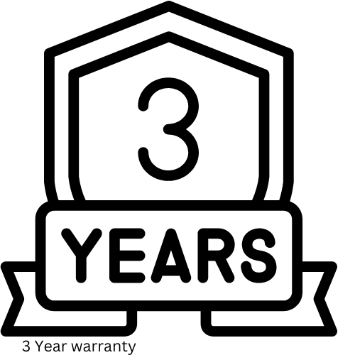 3 year Warranty